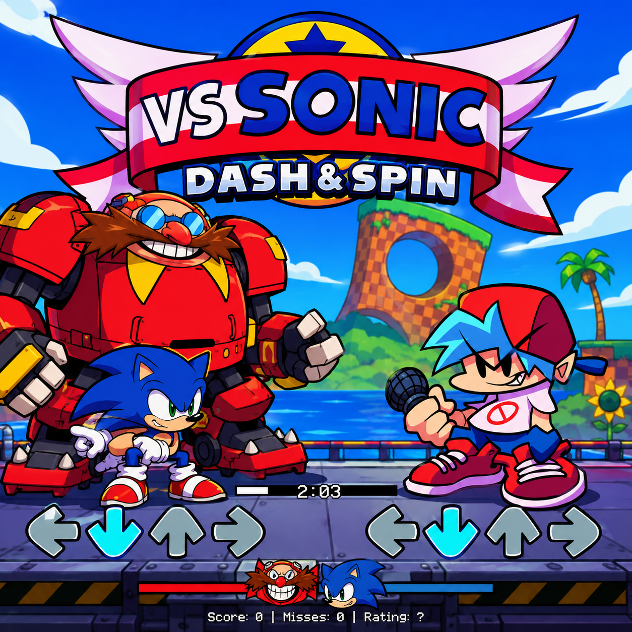FNF VS Sonic Dash & Spin icon