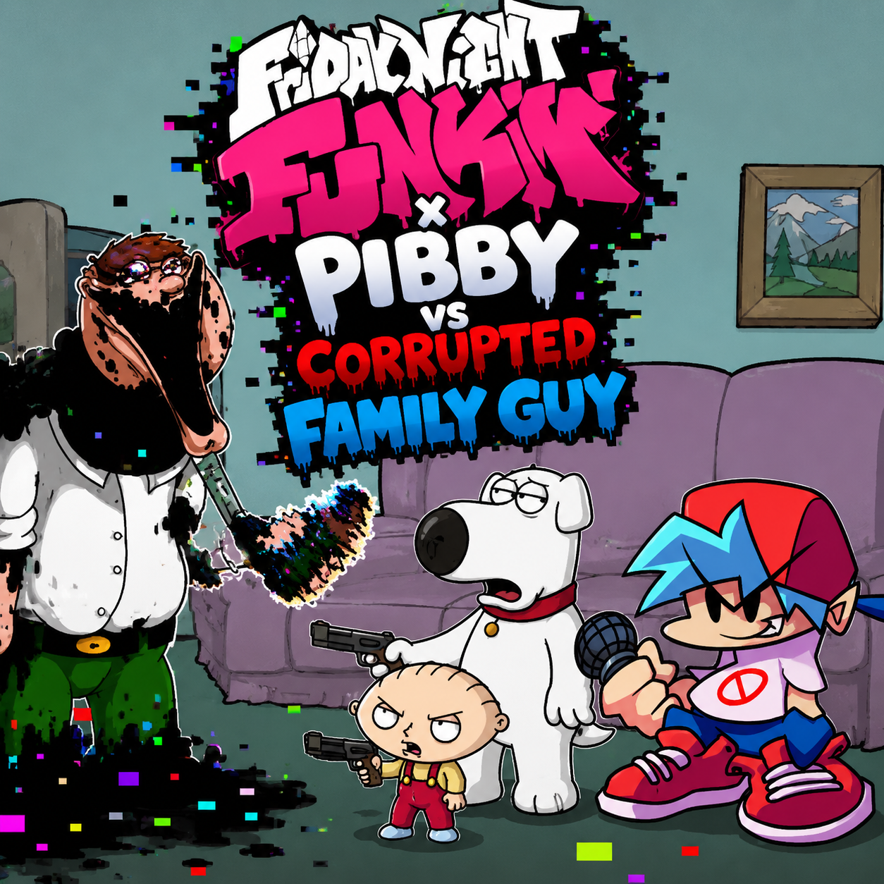 FNF X Pibby vs Corrupted Family Guy icon