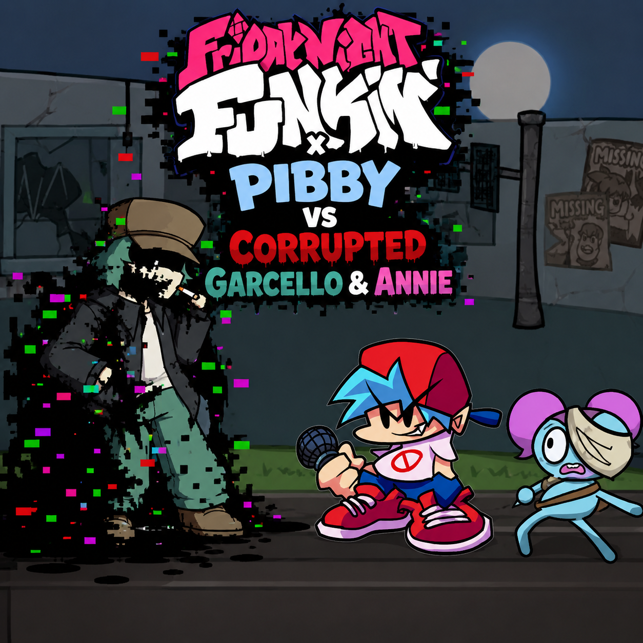 FNF X Pibby vs Corrupted Garcello & Annie icon